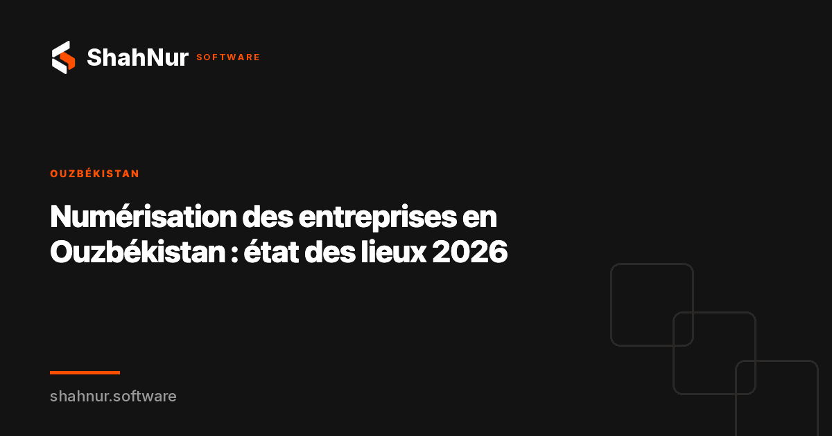 Numérisation des entreprises en Ouzbékistan : état des lieux 2026